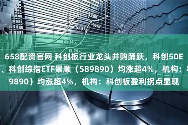 658配资官网 科创板行业龙头并购踊跃，科创50ETF景顺（588950）、科创综指ETF景顺（589890）均涨超4%，机构：科创板盈利拐点显现
